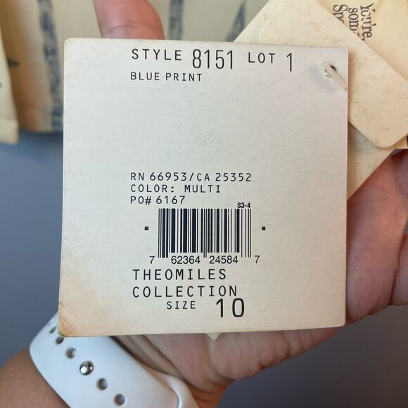 Vintage Theo Miles Parisian NWT Blouse Size 10 - Picture 6 of 9